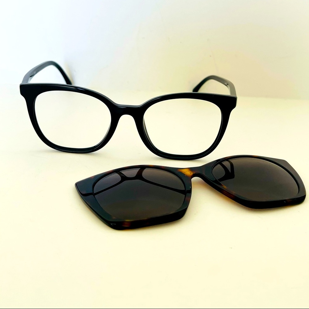 CHANEL Clip On Sunglasses